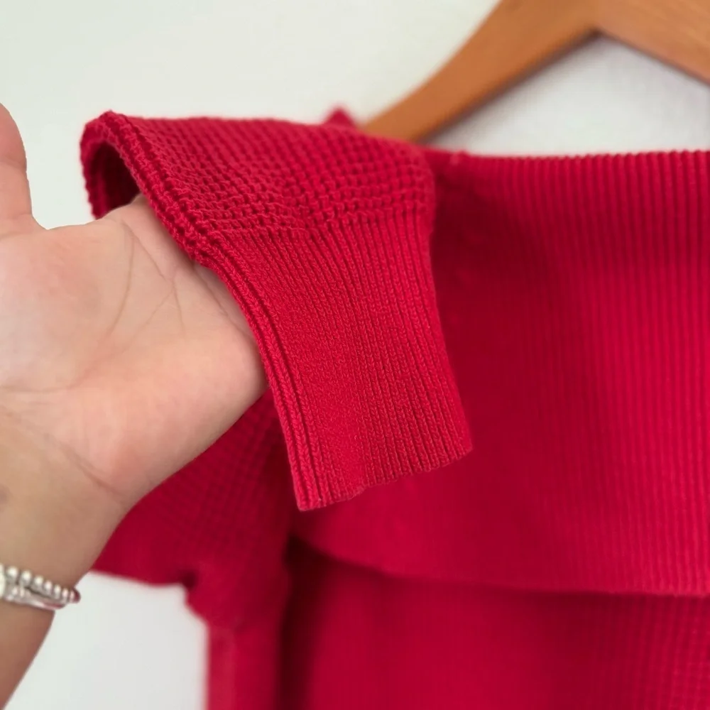 Michael Kors Beautiful and Cozy Red Cowl Neck Sweater Women’s Size Medium